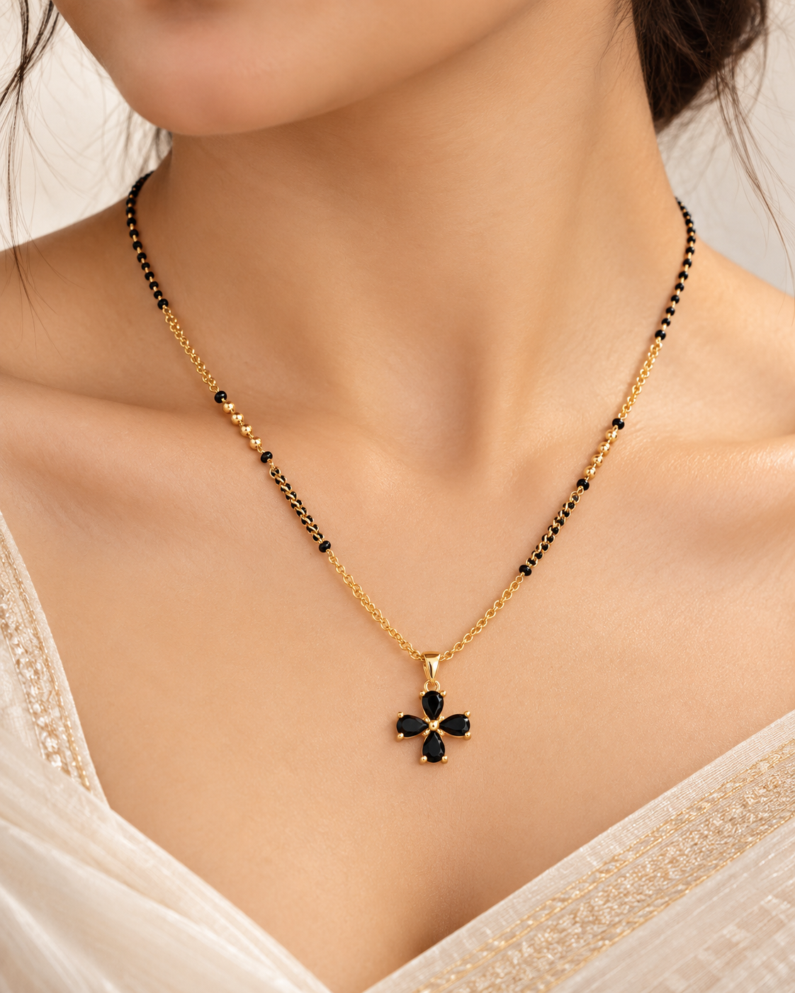 Siya Gold Plated Mangalsutra
