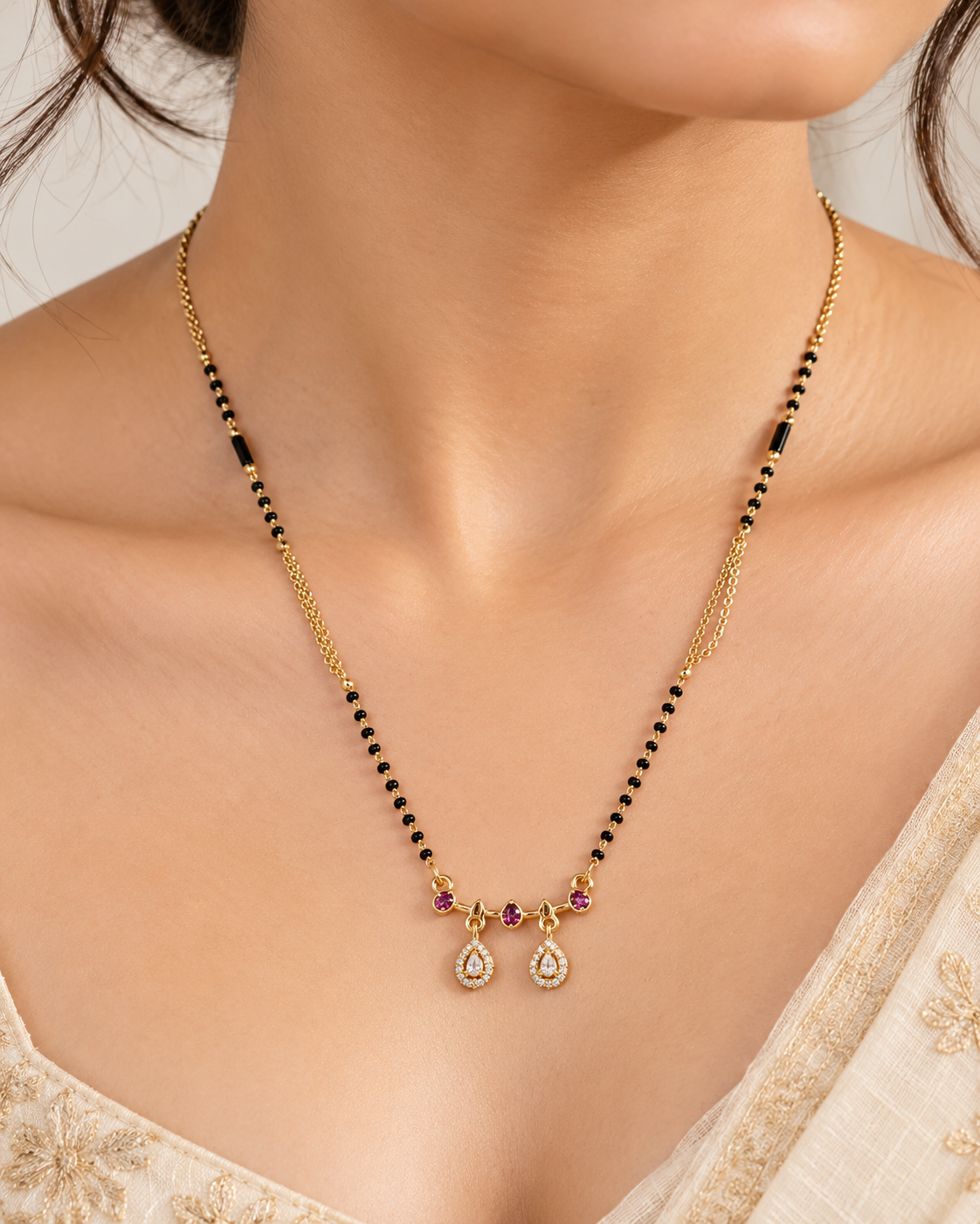 Vatika Gold Plated Mangalsutra