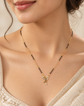 Heart Drop Gold Plated Mangalsutra